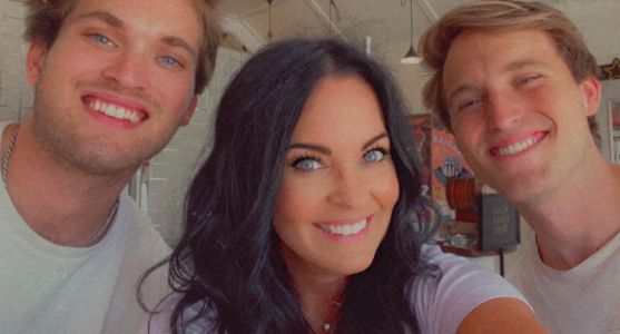 Photo Of Kristi with kids Kyler and Caleb